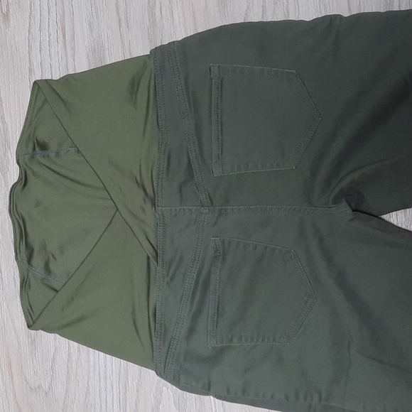 Isabel Maternity Jeggings size 6 dark olive green - Picture 7 of 10
